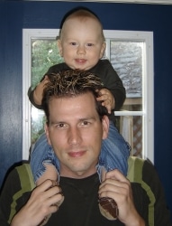 29-09-2007- Fionn neckride on daddy#1