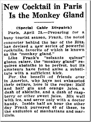 Article from the April 23, 1923 Washington Post