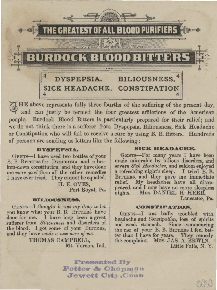 Burdock Blood Bitters 2