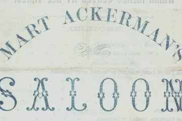 Mart Ackerman's Saloon Toronto 1855