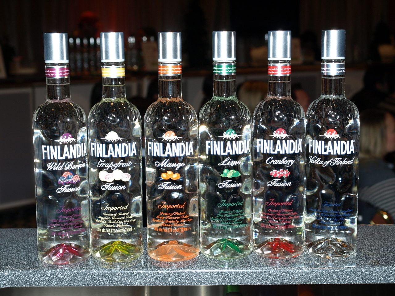 Finlandia Flavoured Vodka: Wild Berry, Lime, Mango, Cranberry, Grapefruit