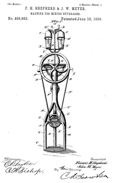 Mechanical Milkshake Cocktail Maker