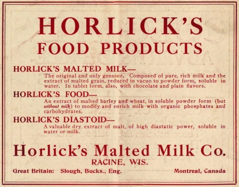 Horlick's Malted Milk and Diastoid 