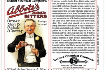 Abbott's Bitter Label